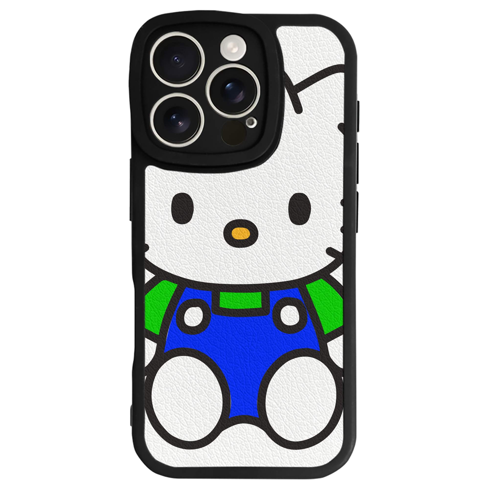 （画像用） Hello Kitty ハローキティ 【iPhone 16シリーズ対応】シリコンスマホケース（レザー調） 材質：シリコン